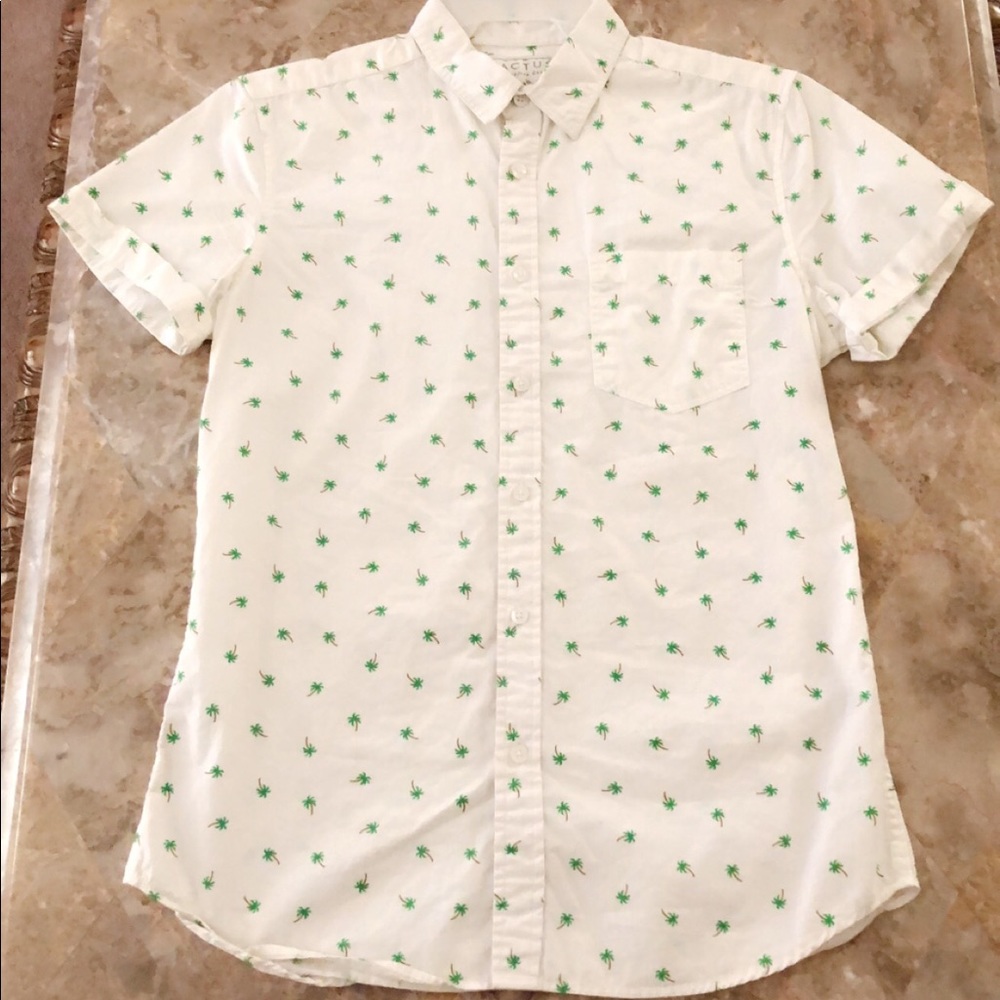 Little Palm tree button up - Picture 3 of 5